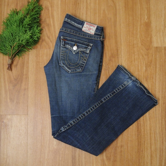 True Religion Denim - True Religion Joey Flare Distressed Jeans 29x34